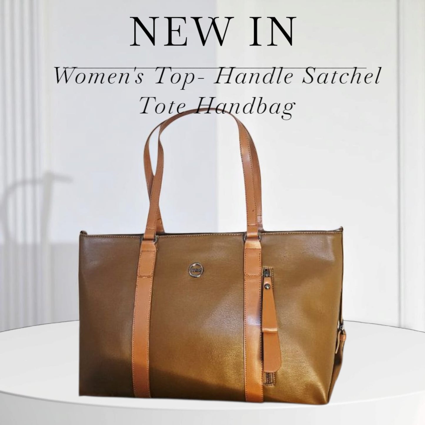 Tan Tote - Style Meets Utility
