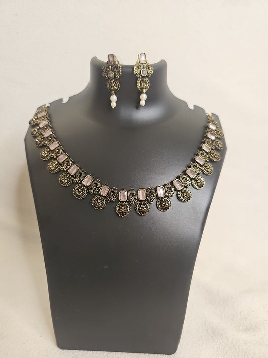 laxmi design pink and brass
