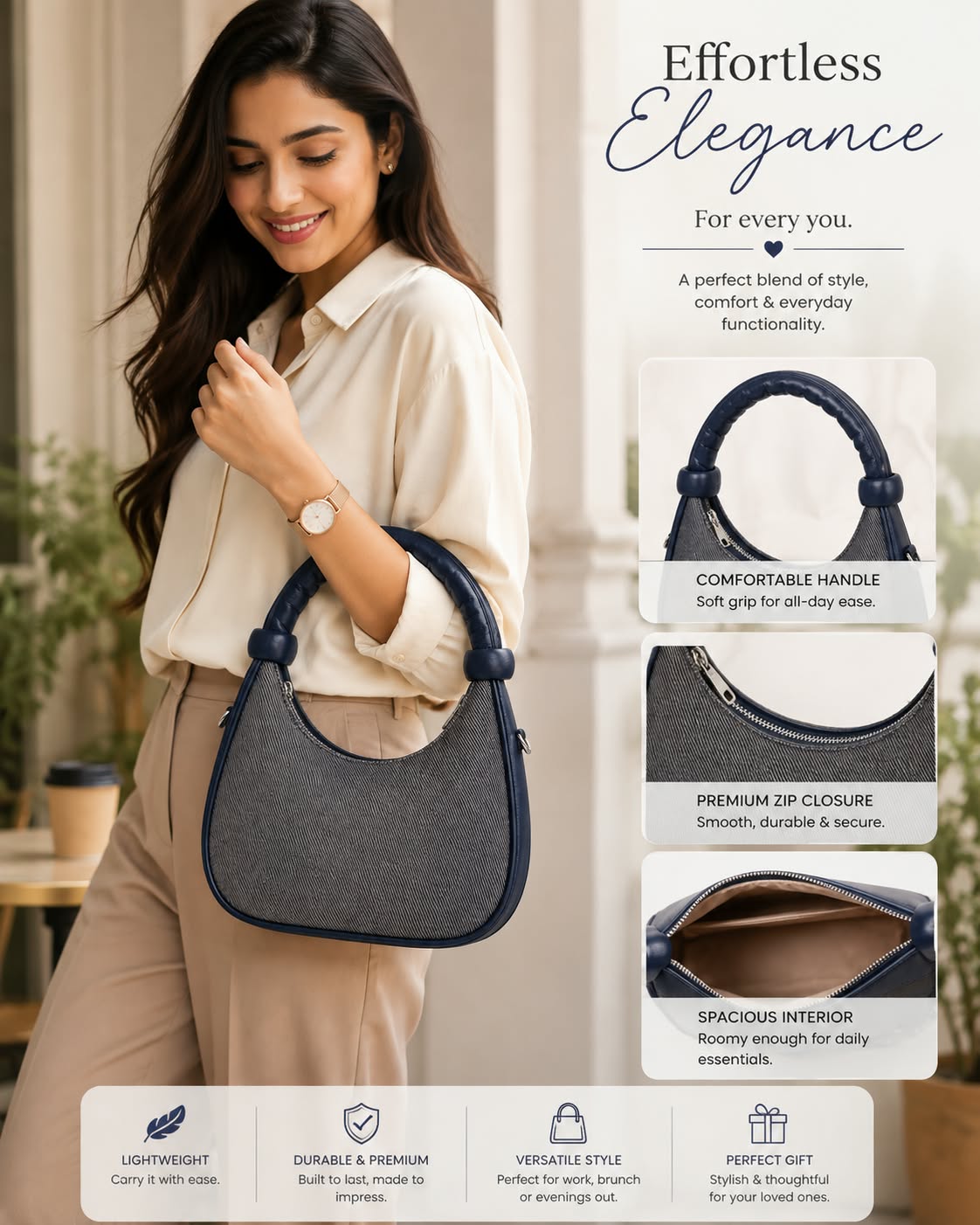 Timeless Hobo Handbag
